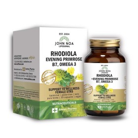 John Noa Rhodiola, Evening Primrose, B7, Omega 3 για την Τόνωτικό Βοήθημα για τη Γυναίκα 30caps