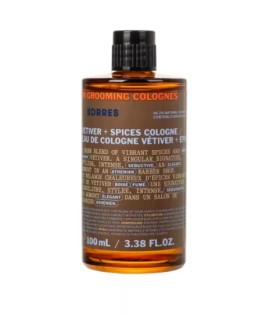 Korres ​Athenian Grooming Eau de Cologne Βετιβέρ & Μπαχαρικά 100ml