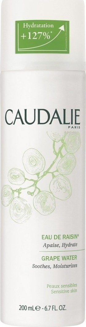 CAUDALIE Grape Water, Καταπραϋντικό Ενυδατικό Υγρό Spray για Ευαίσθητες Επιδερμίδες 200ml