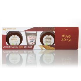 Anaplasis PROMO Christmassy Trio Gift Set με Body Butter 75ml, Body Scrub 80ml & Soy Candle 40ml