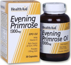 Health Aid Evening Primrose Oil Έλαιο Νυχτολούλουδου 1300mg 30caps