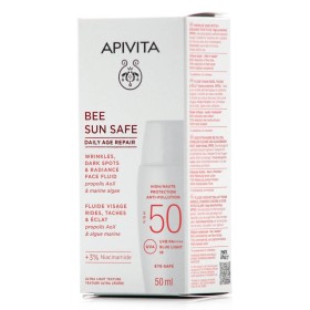 Apivita Bee Sun Safe Daily Age Repair Λεπτόρρευστο Αντηλιακό Προσώπου κατά των Πανάδων και Ρυτίδων SPF50 50ml