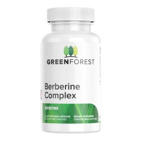 Green Forest Berberine Complex, Βερβερίνη 500mg 60 φυτικές κάψουλες