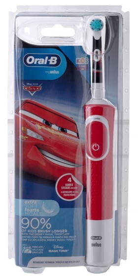 Oral-B Vitality Kids Stages Power, Ηλεκτρική Οδοντόβουρτσα Cars 3 Ετών+