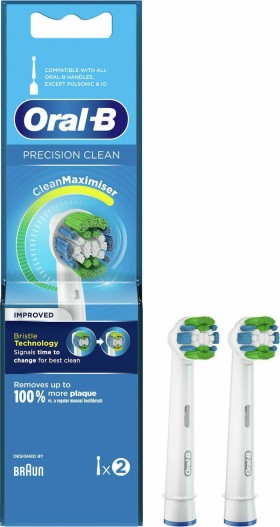 Ανταλλακτικά Για Οδοντόβουρτσες Oral-B Precision Clean 2τμχ