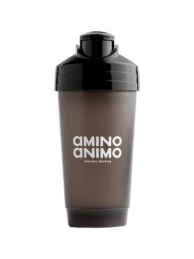 Amino Animo Shaker Πρωτεΐνης 600ml Πλαστικό Μαύρο 1τμχ