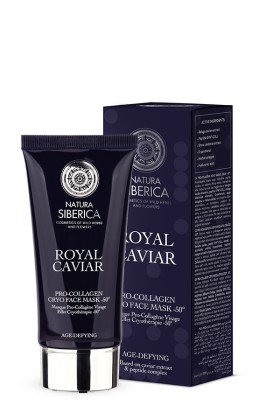 Natura Siberica Royal Caviar Pro-Collagen Cryo Face Mask Μάσκα με Φυτικό Κολλαγόνο για Ελαστικότητα & Λάμψη 75ml