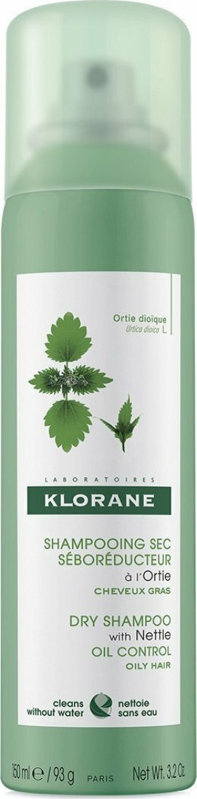 Klorane Nettle Ξηρό Σαμπουάν για Λιπαρά Μαλλιά 150ml