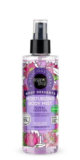 Natura Siberica Organic Shop Body Desserts Body Mist Floral Coctail Ενυδατικό Mist Σώματος 200ml