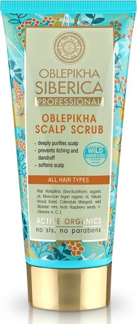 Natura Siberica Oblepikha Scalp Scrub για Ενδυνάμωση Μαλλιών 200ml