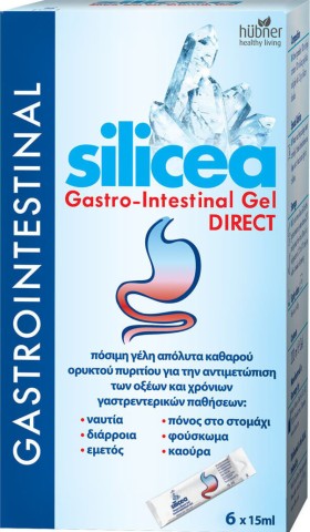 Silicea Gastro Intestinal Gel Πόσιμη Γέλη για Πεπτικές Ενοχλήσεις 6x15ml