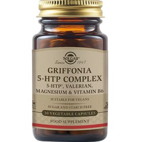 Solgar Griffonia 5-htp Complex Βοήθημα για το Άγχος και τον Ύπνο 30caps